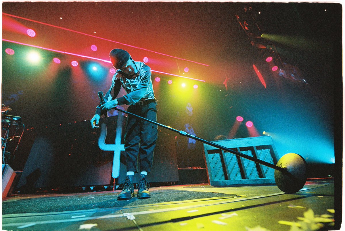 twentyonepilots's tweet image. film photos from our show last month • we have some festivals coming up and then the icy tour comes to north america. can’t wait. ψ