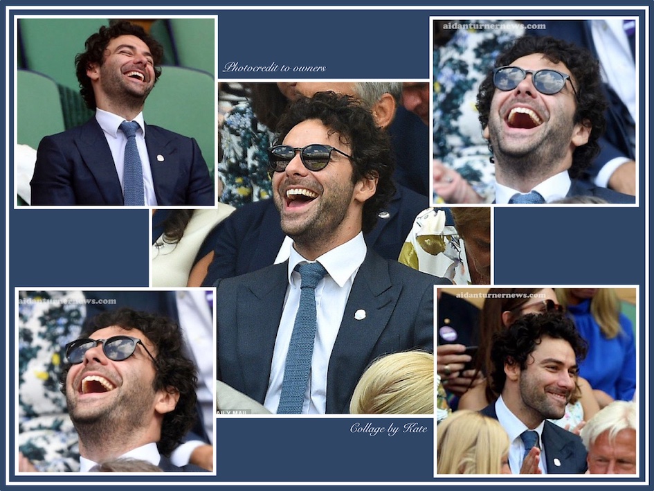 Kate261271's tweet photo. #ThrowbackThursday #Wimbledon2018 #AidanTurner #AidanCrew #MrSunshine #BestLaughEver https://t.co/pylhKFHgqT