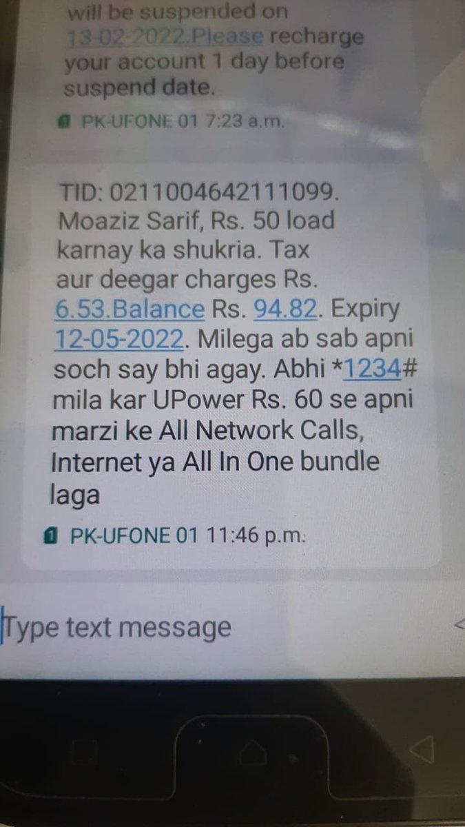 idrees_cse's tweet image. In which law its written that when you load your balance and then Ufone will say it will expire ?

@Ufone  Can we stop this corruption