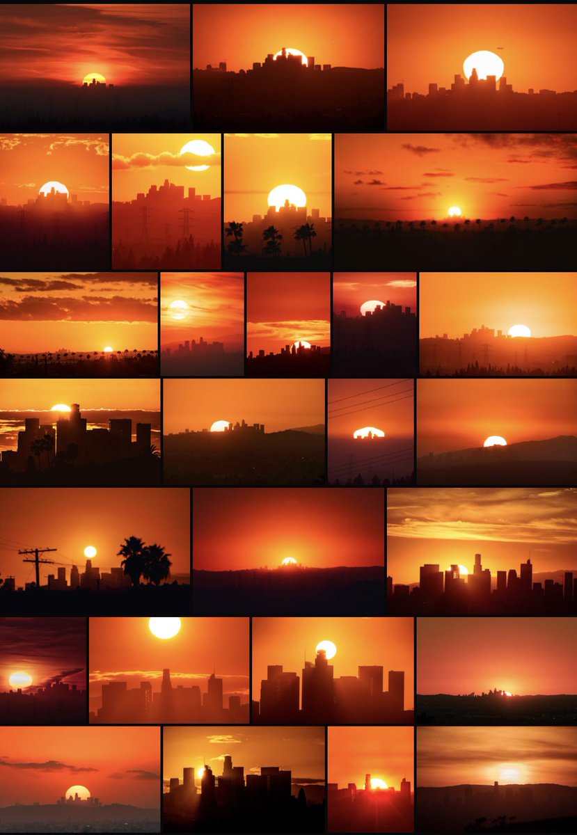 Sunrise vs Sunset. 27 of my favorite big sun line-ups over the past 27 months.