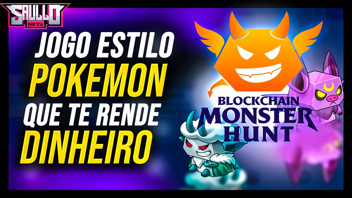 CanalDoSaullo's tweet image. Ganhe DINHEIRO jogando POKEMON - ( Blockchain Monster Hunt NFT )
youtu.be/FlO-hQU2XJI