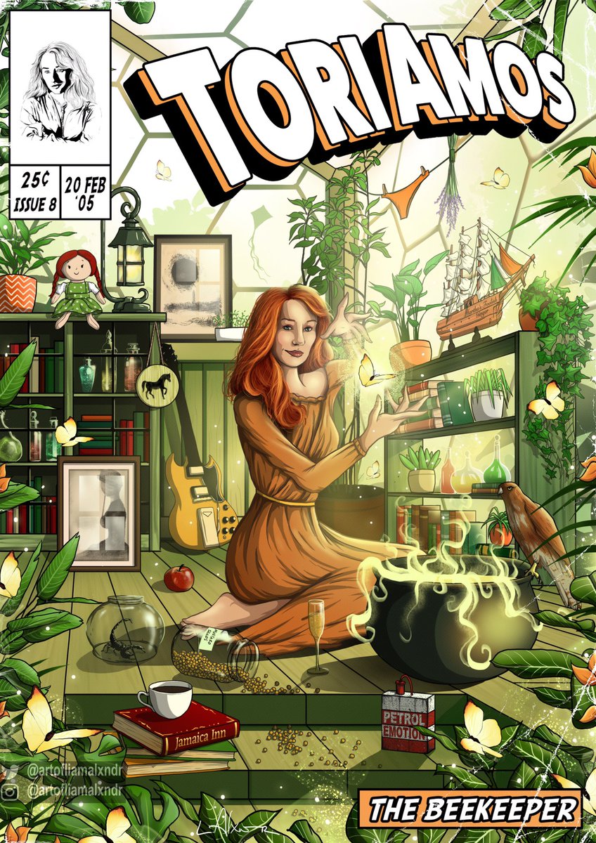 The eighth instalment in my Tori Amos comic cover series - The Beekeeper