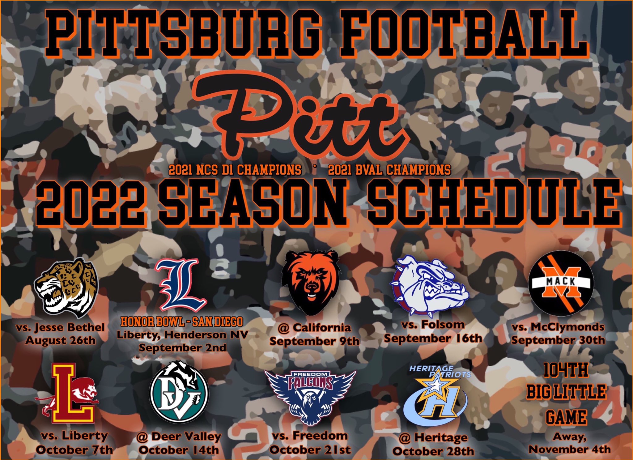 Pittsburg (Texas) Pirates football schedule