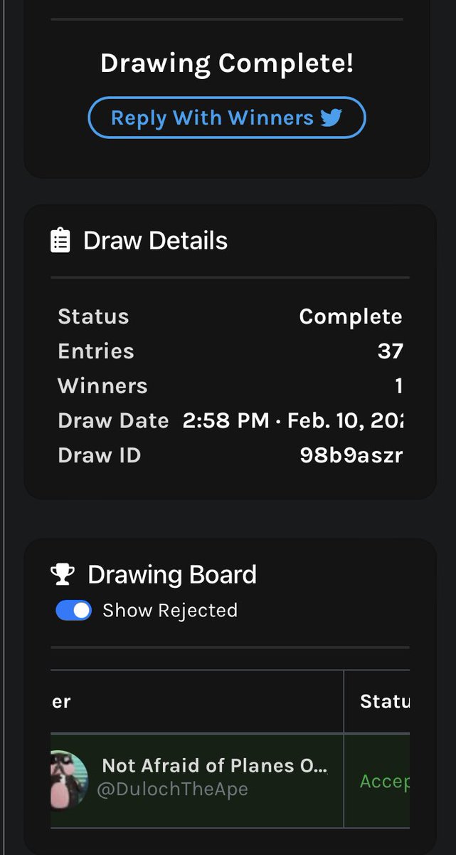 CONGRATS TO <a href="/DulochTheApe/">DulochTheApe.L1X</a> for winning CryptoDolphinz #5 🚀🚀🐬🚀🐬

We’ll send you a DM!