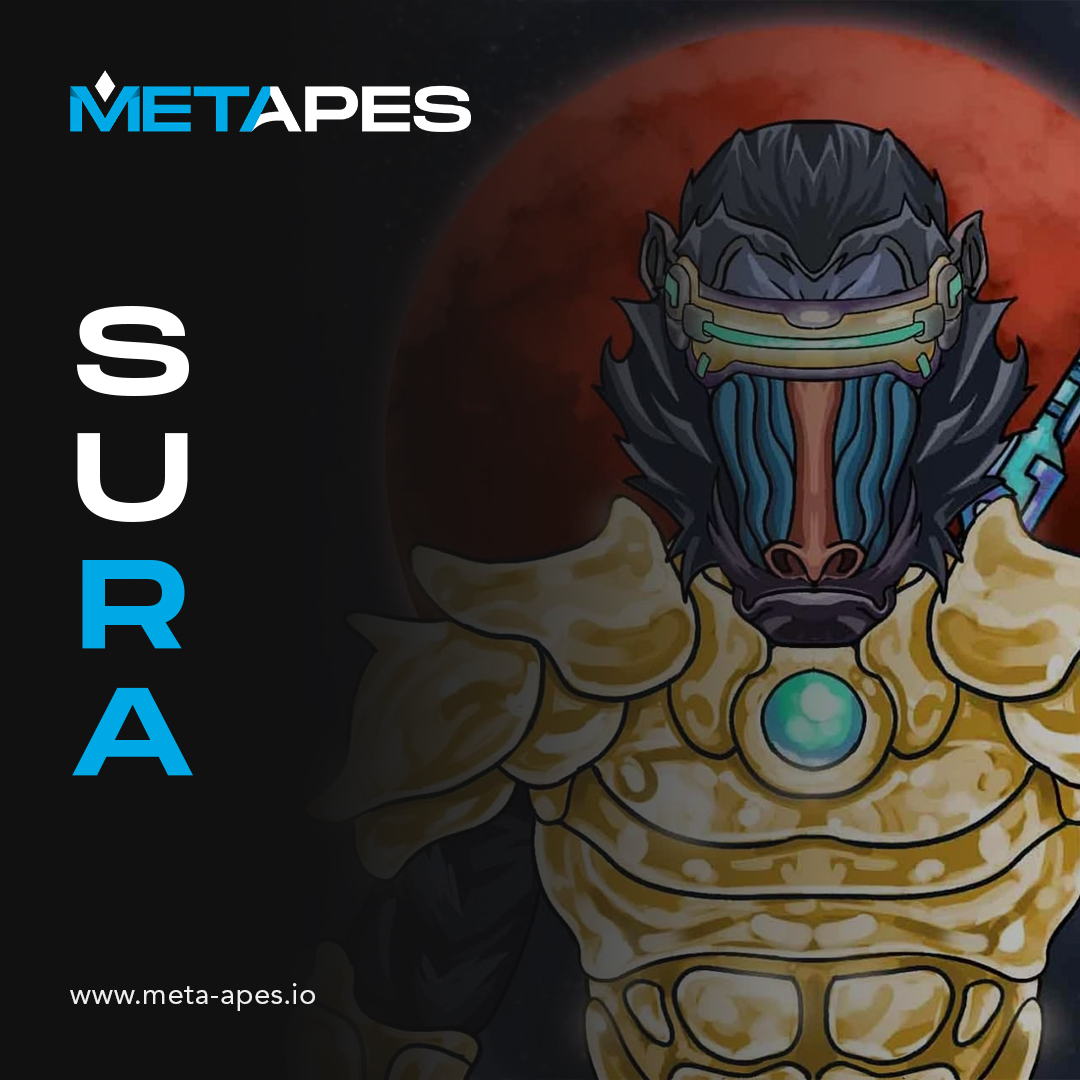 ROMO.

The Meta Apes is an ancient clan of celestial primates also described as aliens. As a celestial species, they have spent thousands of years traversing the cosmos in order to continuously evolve and become Meta.

meta-apes.io
