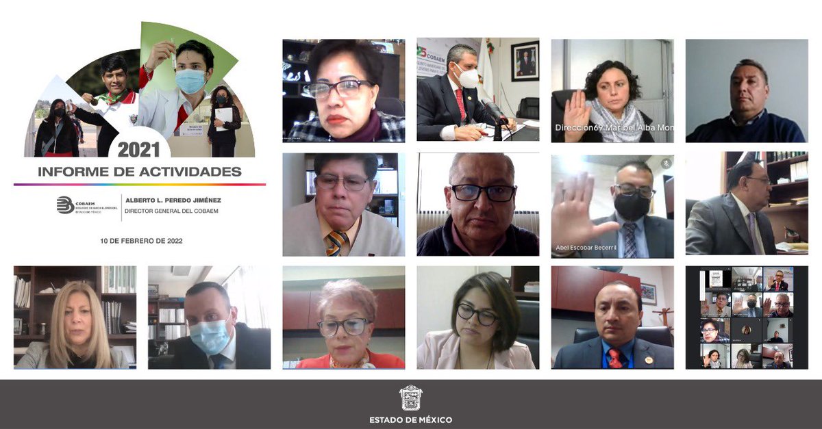 alberto_peredo's tweet photo. Presenté en la 133° SO de la Junta Directiva del #COBAEM el Informe Anual de Actividades 2021. Un orgullo informar el logro de las metas, manteniendo el compromiso con la juventud mexiquenses y los estándares educativos del #Edoméx. @alfredodelmazo  @geramonro05 @israeljeronimol https://t.co/WII2AHrhZT
