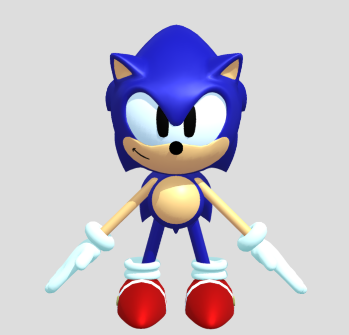 Sonic Sprite - 3D - Download Free 3D model by Abe95 (@Abe95) [0dc9765]