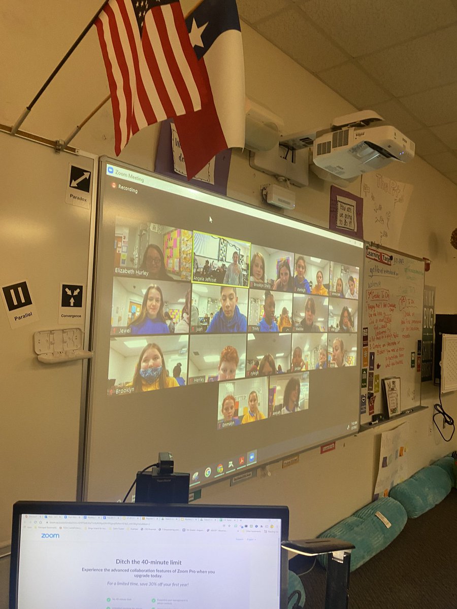 5th Gr. EXPO Mystery Location Zoom happened! ! A big shout to Mrs Hurley’s 6th grade GT class from Alabama!Great job collaborating w/ each other to find out what  questions would be the best to ask!Connecting beyond the classroom! #RealWorld