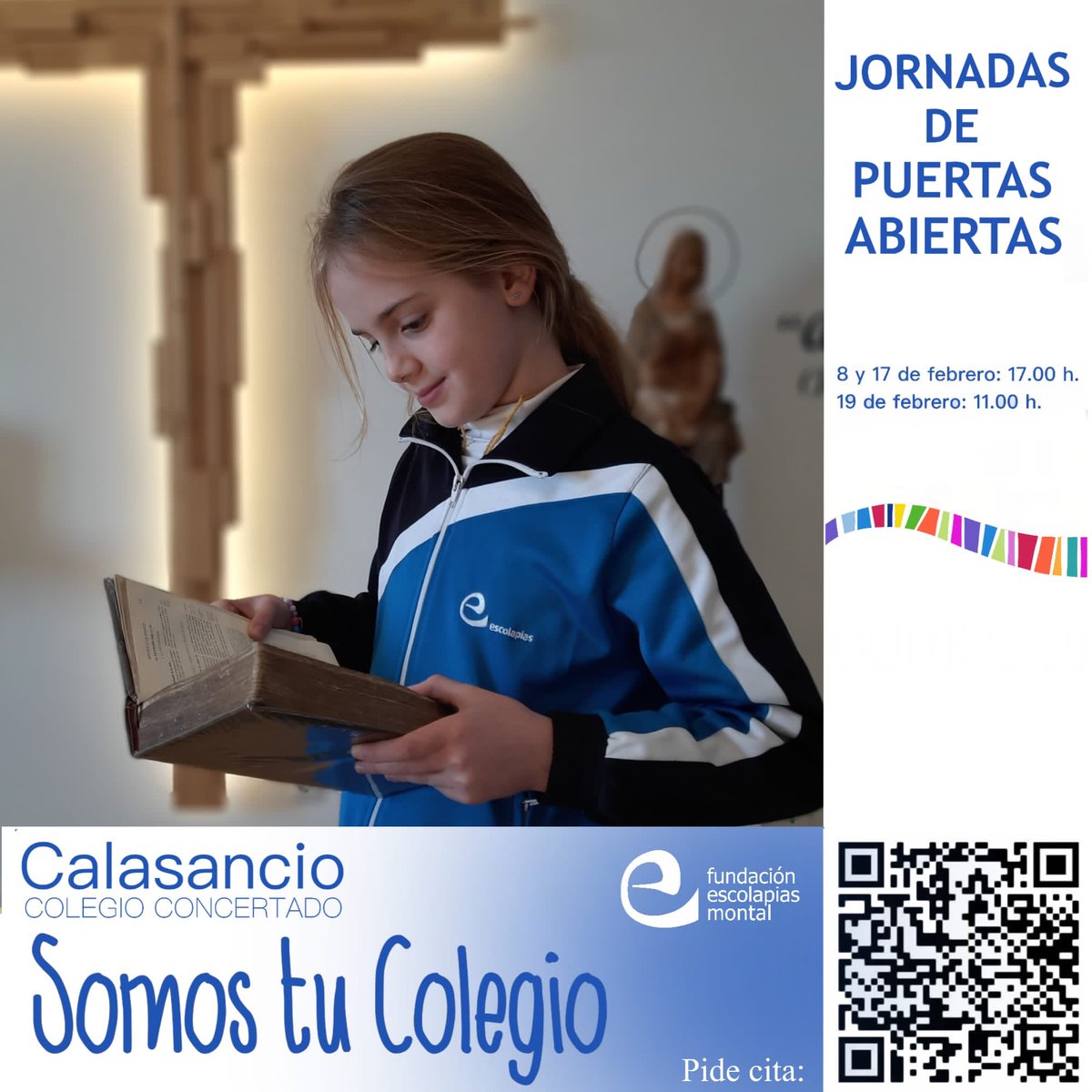 CCalasancio's tweet photo. ¡Te esperamos! ¿Has venido ya a nuestra primera jornada de puertas abiertas? Si no es así, ¡inscríbete y descubre por qué somos tu colegio! https://t.co/QffjOIjl11
