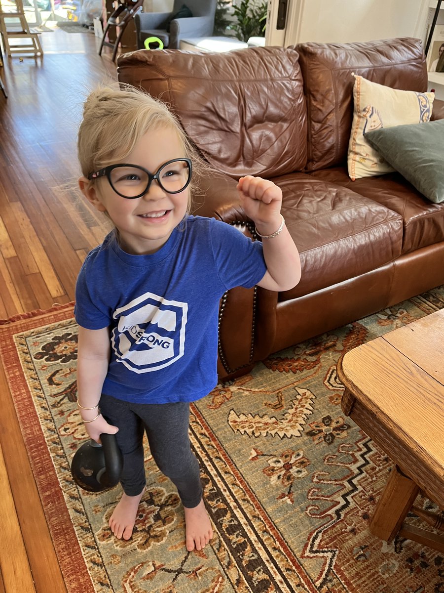 DustinJonesdpt's tweet photo. Kids are celebrating #100thdayofschool by dressing up like 100yo's

Gray hair, glasses, walkers/canes, &amp; TONS of #ageism

What if we swap the Cane for a KB? What if we portrayed people in a positive/accurate light? #oldNOTweak

📸Lucy acting like the 100yo she hopes to become. https://t.co/4azssoXihu