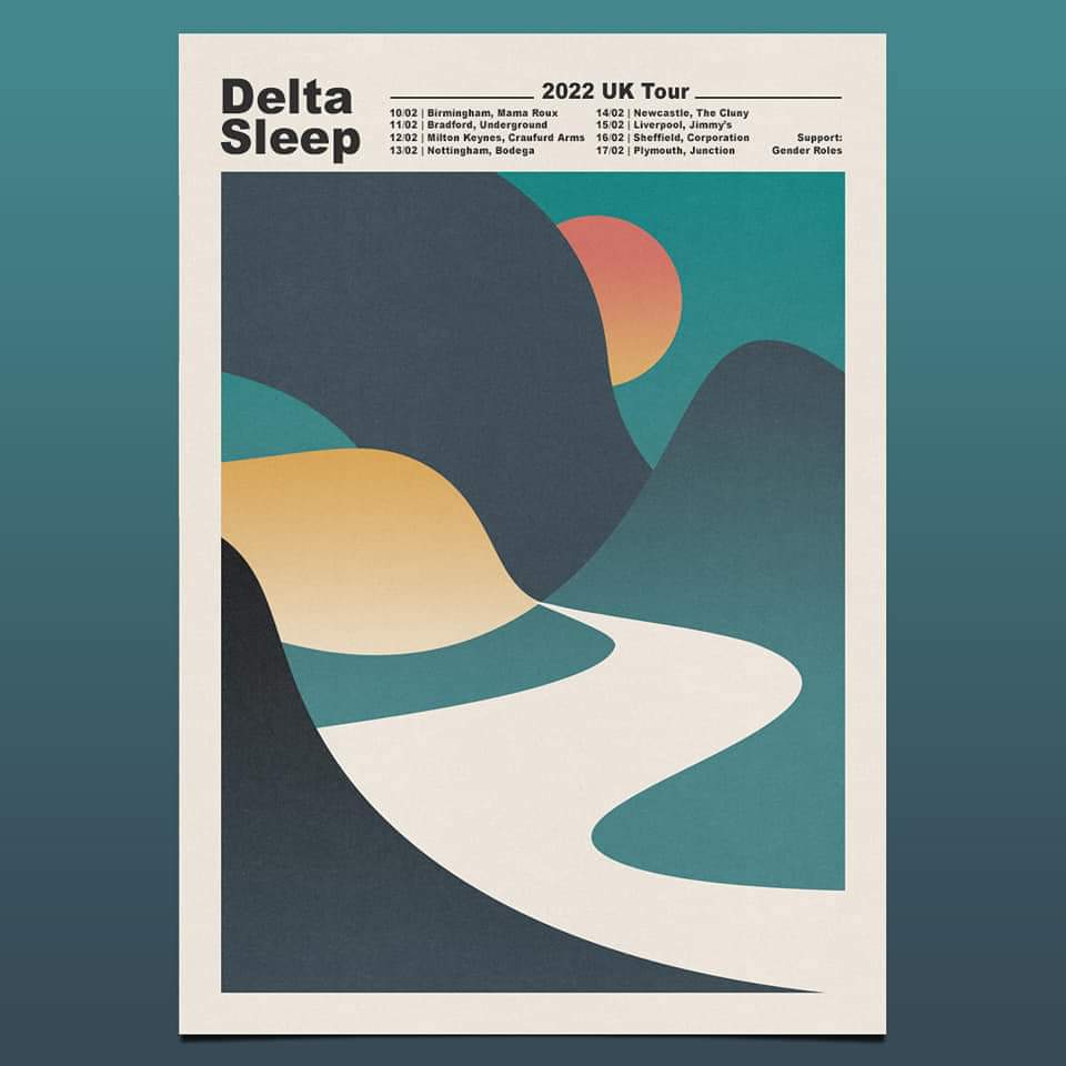 Shignett23's tweet photo. @deltasleep @genderrolesuk Bit snide to advertise Gender Roles as support on the poster when they're actually playing less than half the dates. Totally wrecked my hype for tonight. https://t.co/IX0ujMjHzH