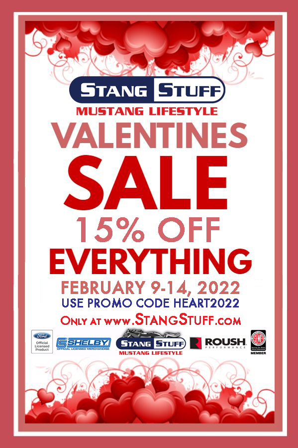 StangStuff's tweet image. StangStuff Valentines Sale! Save 15% Off EVERYTHING! ❤ - mailchi.mp/fb9cb01d409e/d…