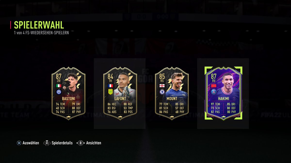 Aus der Wundertüte den einzigen Spieler aus meinem Team gezogen, der noch tradeable war😂
Komplettes First Owner untrade Team jetzt am Start👏🏽

Der 2. Pick eigentlich stark, hab halt den TOTY deswegen nur Futter👍🏽