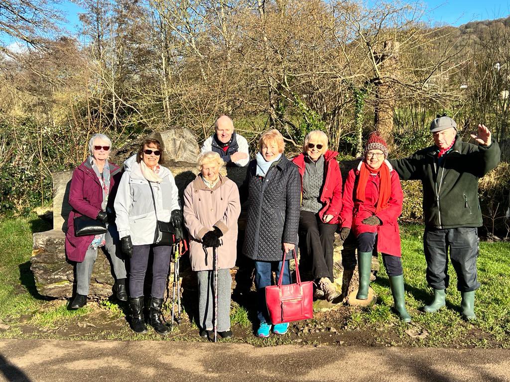 dementiahoniton's tweet photo. Fab day for our #Honiton Memory Cafe Amble from #Sidmouth Rugby Club all the way down #TheByes & along the esplanade for π« π§ & a big warm welcome at the Fort Cafe #community @LEDleisure @DevonWFH #livingourbestlives @HonitonSurgery @TripOffice https://t.co/RfHRQ1AH0F