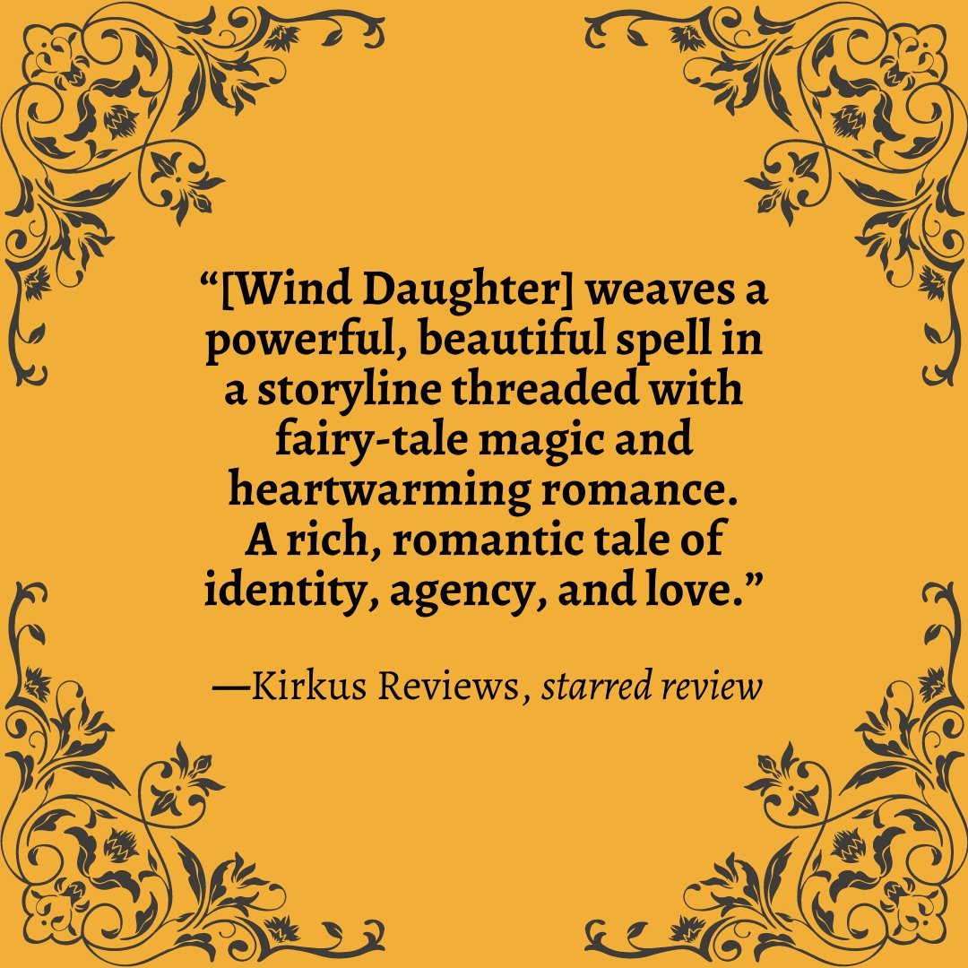 🌟🌟🌟🌟🌟🌟🌟🌟🌟🌟🌟
I am so thrilled to share that Kirkus has given WIND DAUGHTER a star!!! You can read their full review here: kirkusreviews.com/book-reviews/j…