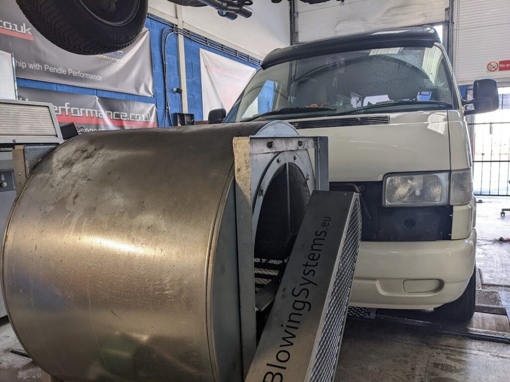 In this morning was a T4 1.9 td van that needed a new exhaust and tuning too as it was flat as a pancake. WE prepped the vehicle for tuning on the dyno then did the first dyno run which made 41 bhp and 109 nm of torque.

thperformance.co.uk/?p=1790