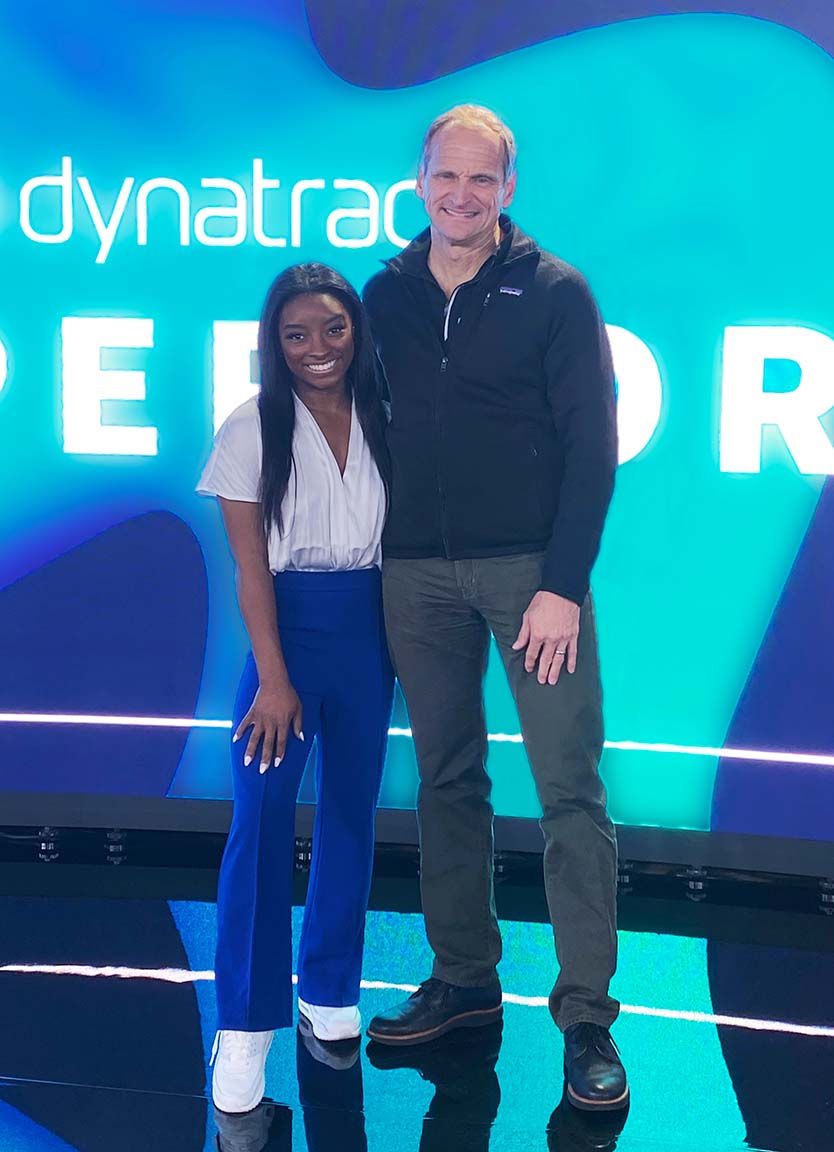 rickmmcc's tweet photo. Thank you to athlete and advocate, @Simone_Biles, for joining us today @Dynatrace #Perform22. She is without a doubt, the gold standard for gamechangers. https://t.co/ySDnhnDGC1