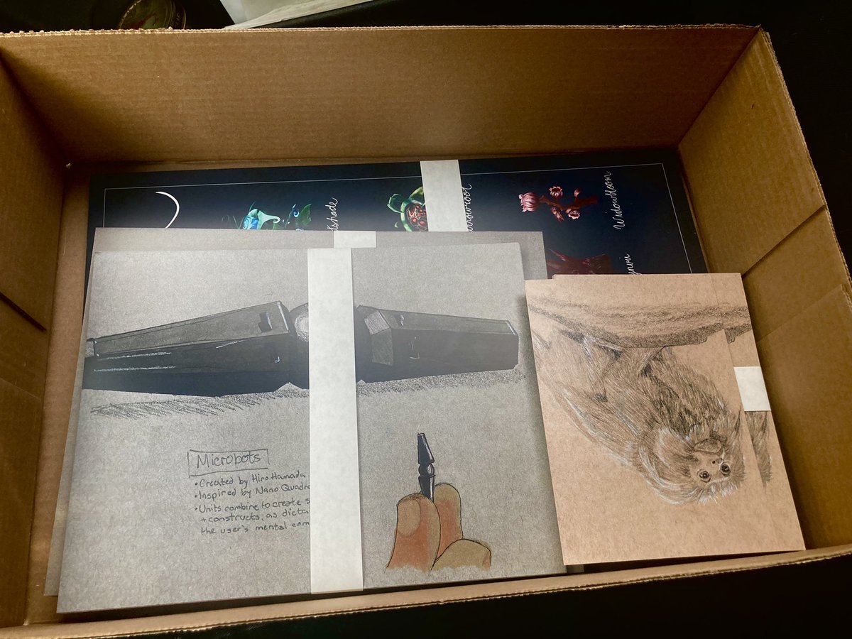 Got my prints in today for <a href="/FANEXPOVAN/">FAN EXPO Vancouver</a> with my stickers coming in Monday. First time having a booth at a con, nervous and excited to share my work!