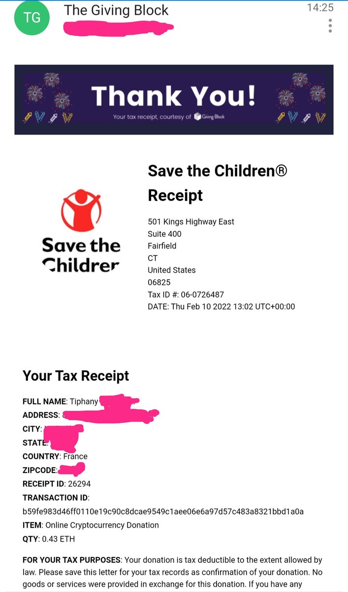 Picassobabyape's tweet image. New donation for children 0.43 eth❤️
10% of all profits from this project will be donated to @SavetheChildren  a non profit dedicated to helping children @BoredApeYC @thegivingblock
#nft @opensea #NFTs #bayc #givingblock #NFTCommunity #boredapeyc #Collectibles #boredapeyachtclub
