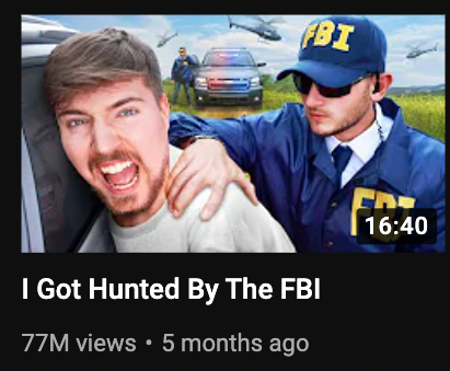 Mr beast's thumbnail , I Bought Everything In Stores MrBeast views