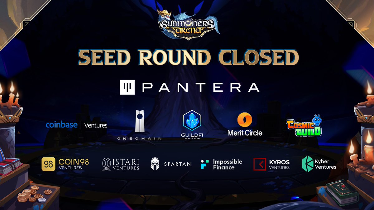 SummonersArena's tweet photo. We are ecstatic to announce that Summoners Arena has successfully raised $3 million in our seed round, led by @PanteraCapital 

👉Capture the full story here upon our next step and how we are gonna conquer the Metaverse. 
https://t.co/sFlQMKTWWe https://t.co/kA7iAKMjKt