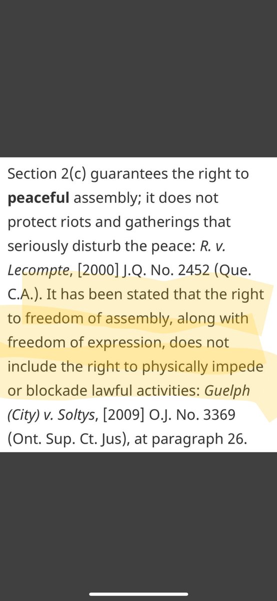 maxg2717's tweet photo. @jsch164 @drewdilkens My friend, before citing the Charter of Rights and Freedoms perhaps you should read the Charter in its entirety. Protest, yes. Cutting off a city artery and international border crossing thousands of jobs rely on, no. https://t.co/H2sRTW7mao