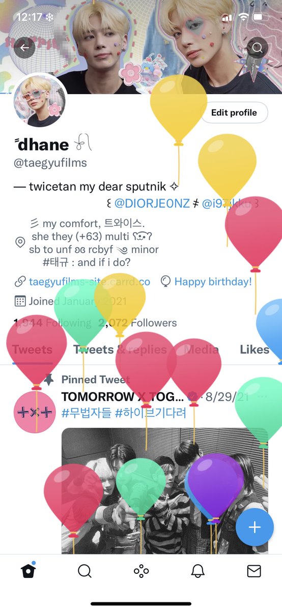 taegyufiIms's tweet photo. today twitter gave a hot solomon &amp; hobi stan balloons 🥳🎈🎂 https://t.co/4XydPrkwEF