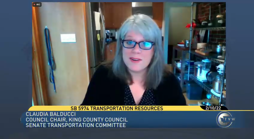 This morning I testified in support of the #MoveAheadWA #TranspoPackage. It’s the broadest, most inclusive package in state history. It keeps @soundtransit Stride BRT moving fwd, makes the biggest direct transit investments ever &amp; includes major investments for active transpo. 1/