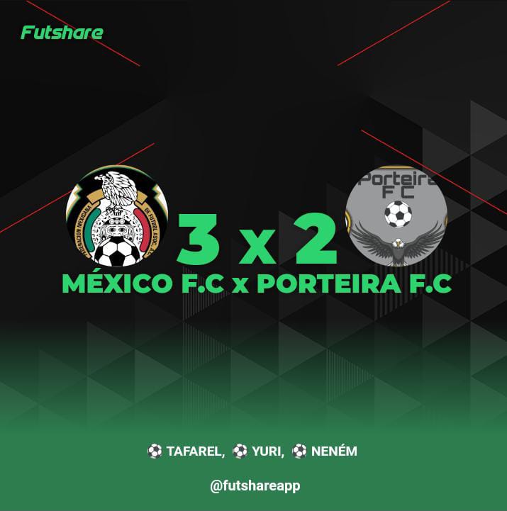 MXCFC2's tweet photo. MÉXICO F.C VENCE MAIS UMA PARTIDA. #AVANTEMEXICOFC 🇲🇽 #TROPADOHOMEM 🥅⚽🏃🏿‍♂️ https://t.co/gjdnT15Dq4