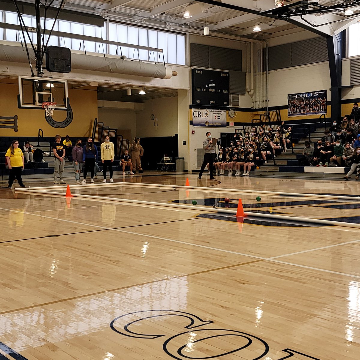 jasonchristine's tweet photo. Today was awesome! At @CedarCliffColts pep rally the Unified Bocce team was recognized for their undefeated season. They even got to show the school how the game is played. @SpecialOlympiPA #aream #unifiedsports https://t.co/I8lcOHWdcl