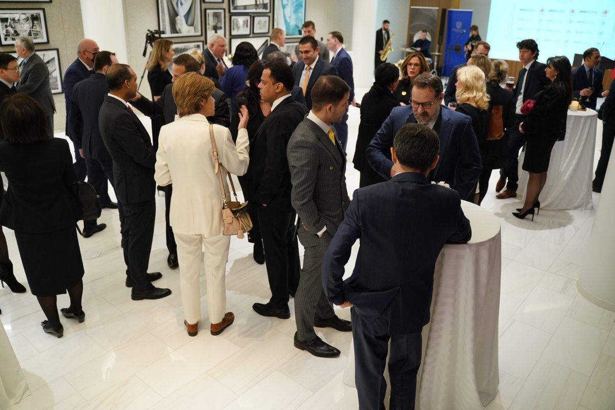 TC_NewYorkBK's tweet photo. Delighted to host a reception to welcome newly appointed @globalnyc Commissioner @EdMermelstein.  

We thank Consuls General in New York for attending the event at #TurkishHouse

We wish Commissioner Mermelstein every success.

@NYCMayor https://t.co/Sz3f6gySlm