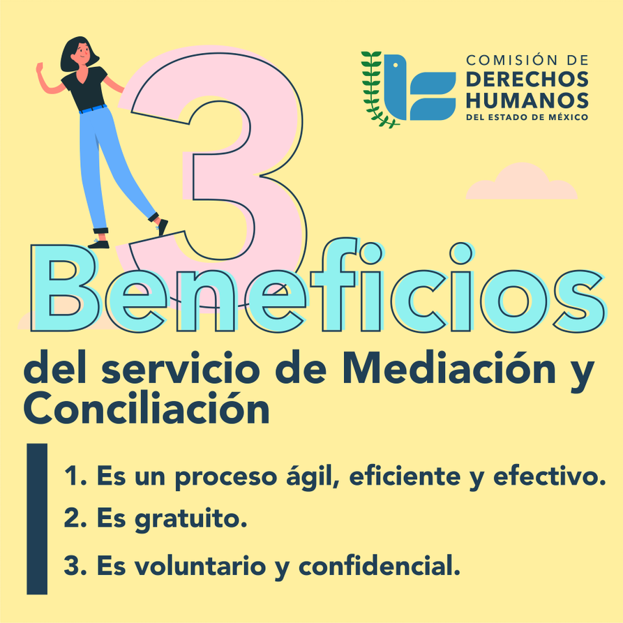 CODHEM's tweet photo. 🔵Nuestros servicios de Mediación y
Conciliación están a cargo de profesionales
certificados y fomentan el diálogo positivo.
#MediaciónYConciliación 
#SociedadesDePaz
🕊️ https://t.co/zbaHYSLdgz