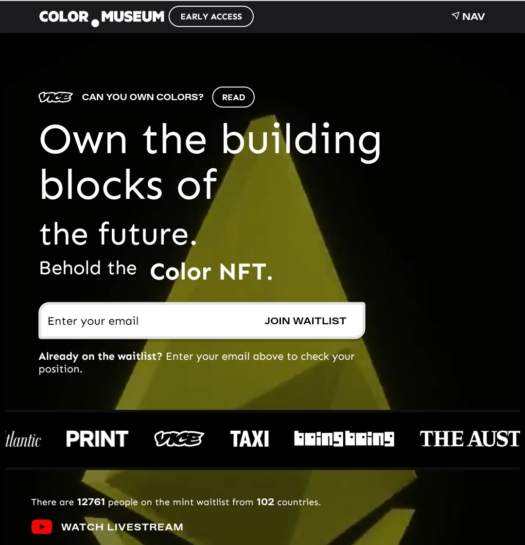 cryptomancc's tweet photo. 1/ #NFTDrops เราไปเป็นเจ้าของ 'สี' กันได้แล้วนะ! กับแพล็ทฟอร์มใหม่ พร้อมมาฟัดกับ OpenSea และ LooksRare ที่ครองตลาดอยู่ตอนนี้
https://t.co/coI8XLGcdL
แต่ตลาดนี้โดย @curator1of1ะมีทวิ้สท์ครับ เราสามารถไปลงทะเบียน WL เพื่อถือ NFT ของตลาดนี้ มี 10k ชิ้น ที่จะได้รับ royalty จาก sales https://t.co/HY1q1Vk5jp