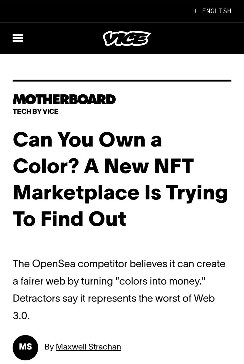 cryptomancc's tweet photo. 1/ #NFTDrops เราไปเป็นเจ้าของ 'สี' กันได้แล้วนะ! กับแพล็ทฟอร์มใหม่ พร้อมมาฟัดกับ OpenSea และ LooksRare ที่ครองตลาดอยู่ตอนนี้
https://t.co/coI8XLGcdL
แต่ตลาดนี้โดย @curator1of1ะมีทวิ้สท์ครับ เราสามารถไปลงทะเบียน WL เพื่อถือ NFT ของตลาดนี้ มี 10k ชิ้น ที่จะได้รับ royalty จาก sales https://t.co/HY1q1Vk5jp