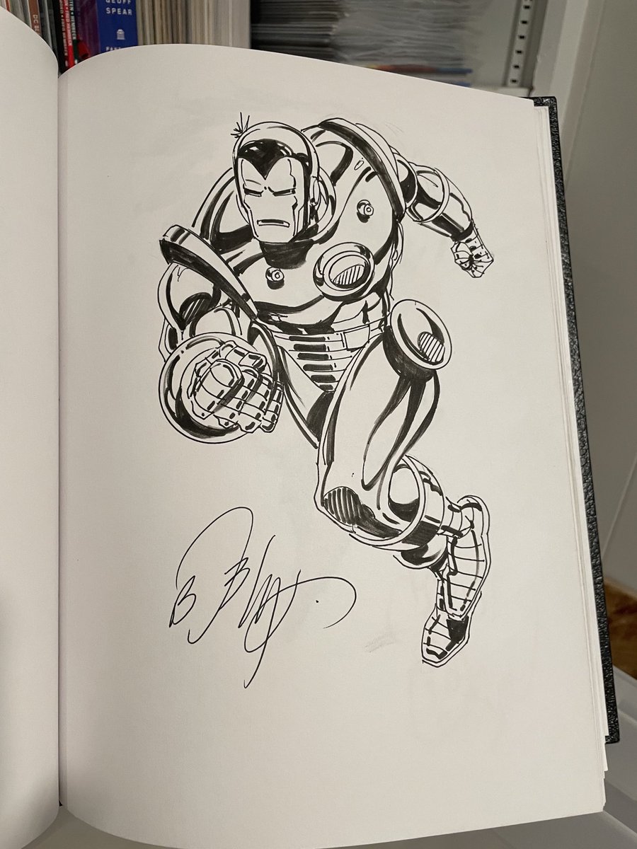 A couple sketches from childhood idols. Iron Man by Bob Layton, NYCC 2007, and Thor by Walt Simonson, NYCC 2008. These gentlemen defined these characters for me. There’s nothing like getting a sketch done just for you of a character you love by the artist who made you love them! https://t.co/PYbQ6z320j