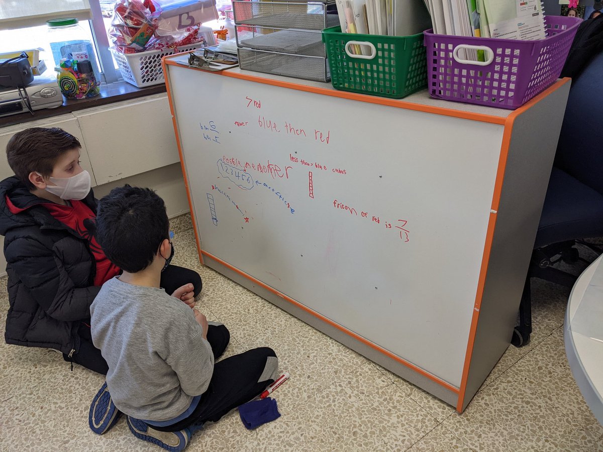 Understanding and applying our knowledge of fractions, working collaboratively, and creating a strong math mindset. #growingwithgrafflin <a href="/CarolBartlik/">Carol Bartlik</a>