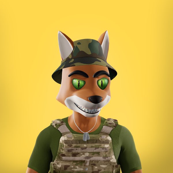 Swipa Gang.

Show love &amp; tag your favorite active or retired #military member.

Whether they’re into #NFTs or not, we want to hook someone up with this decked out Fox!

We appreciate them &amp; you.