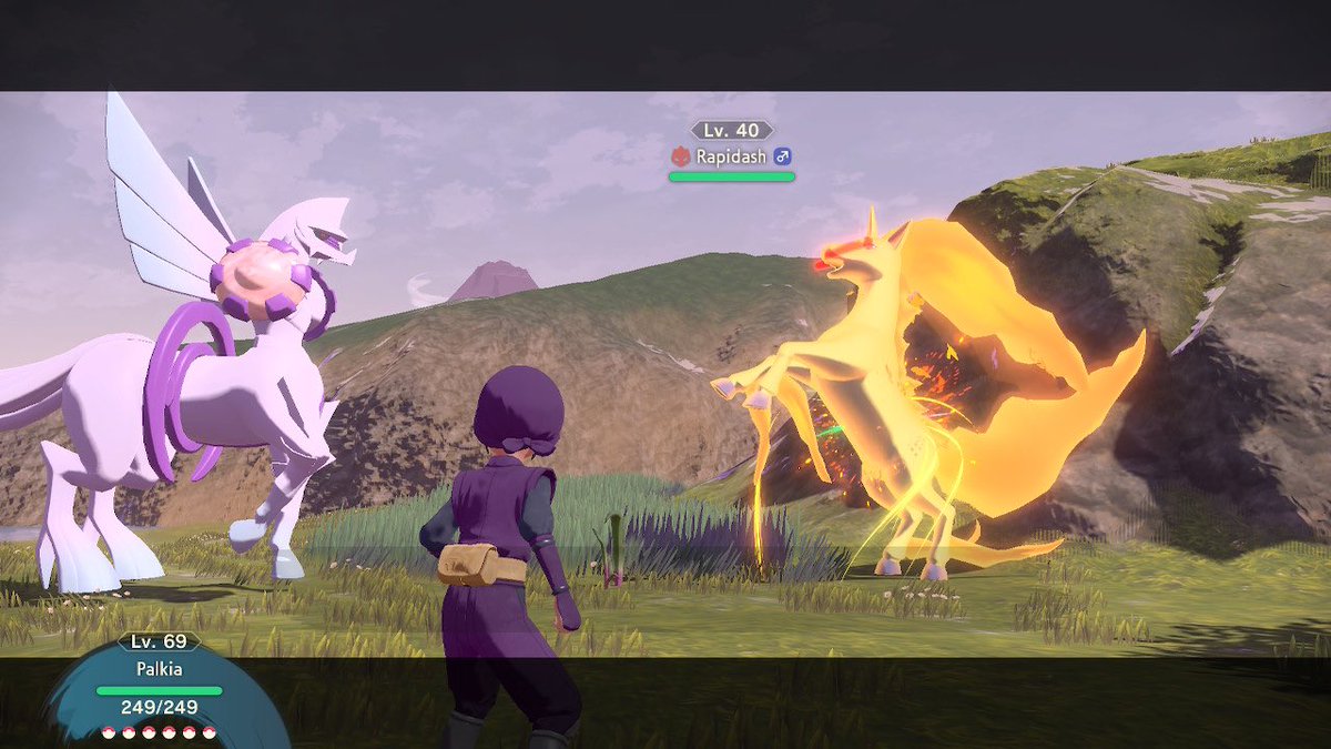 PowerGayngerr's tweet photo. How it started vs. How it ended #LegendsArceus #Pokemon https://t.co/d7HzzASzxc