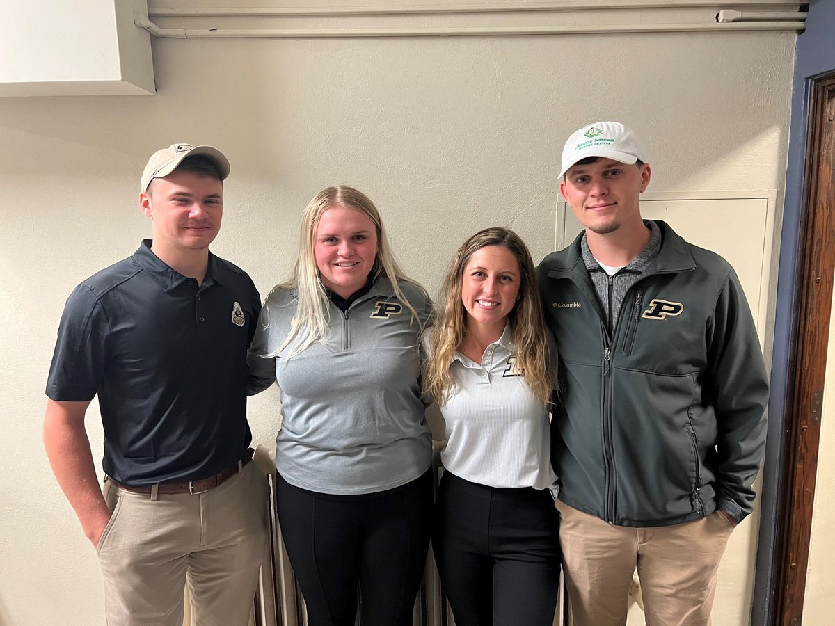 And team #32 from Purdue University takes 8th place in the Turf Bowl! Congrats! #GCSAAConference