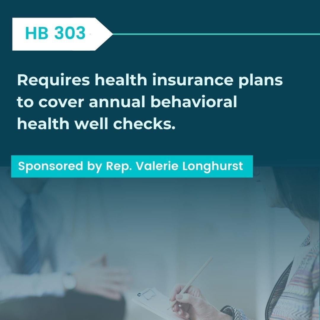 DrMeghanWalls's tweet photo. Delaware HB303 has been three yrs in the making but we kept going-  it gets filed tomorrow by Rep Longhurst. The first in the country, it would require insurance to cover BH well visit, just like physical well checks, under prevention. #mentalhealth #parity #preventionmedicine https://t.co/0SYJe13Fc0
