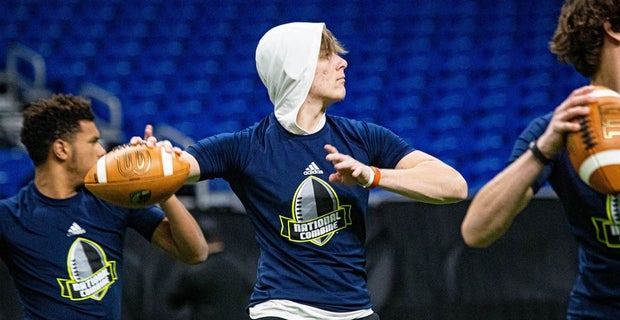 Both @Andrew_Ivins and I have been talking about this kid since the @AABonNBC Underclassmen Combine.

No offers to now having 6. MANY more coming.

2023 QB Marcus Stokes (@marcusstokes06) is a newly-minted Four-Star Recruit per @247Sports.

Rankings Update https://t.co/7ppoH84HsC https://t.co/W0ffkXDuZU