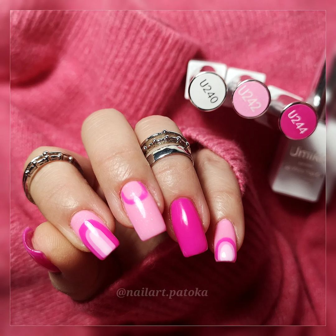 UmikkP's tweet photo. Of course pink shades for Spring 2.😝😝

Nail design from Instagram: nailart.patoka 

Colour used U240 U242 U244 from 21 colours set Vivacity Summer

👉Shop with Umikk on Amazon UK&amp;EU

#umikknails #pastelpinknails #pinknails #springnails  #nails #nailart https://t.co/6amOjhA5jj