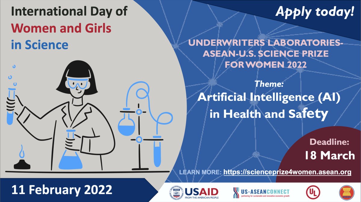 On International Day of Women and Girls in Science, we celebrate the contributions of women in STEM fields across the #ASEAN region. Apply now to the #2022 #SciencePrize for women: scienceprize4women.asean.org.
See how #ASEAN women scientists are making a difference! <a href="/USAIDAsia/">USAID Asia</a>