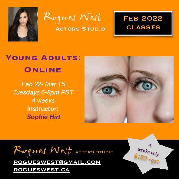 RoguesWest's tweet photo. February ONLINE classes registering now!

#vancouveractors #vancouveractor #actorslife #acting #actor #actors #actingclasses #actingclass #vancouveracting #actorsofinstagram #actingtechnique #workingactor #actingschool #actorsvancouver #vancouvertalent #actorstudio #actorsworld https://t.co/IAFdBoUfZf