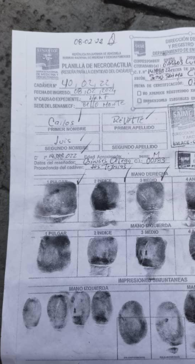 TheFreedomPost's tweet photo. Urgente 🚨 | Finalmente, este jueves 10 de febrero, el régimen venezolano filtró una fotografía del cadáver de Carlos Luis Revette, alias “el Koki”, en la sede del Servicio Nacional de Medicina y Ciencias Forenses (#Senamef) ubicada en Bello Monte, #Caracas. https://t.co/4K38TwZtZP
