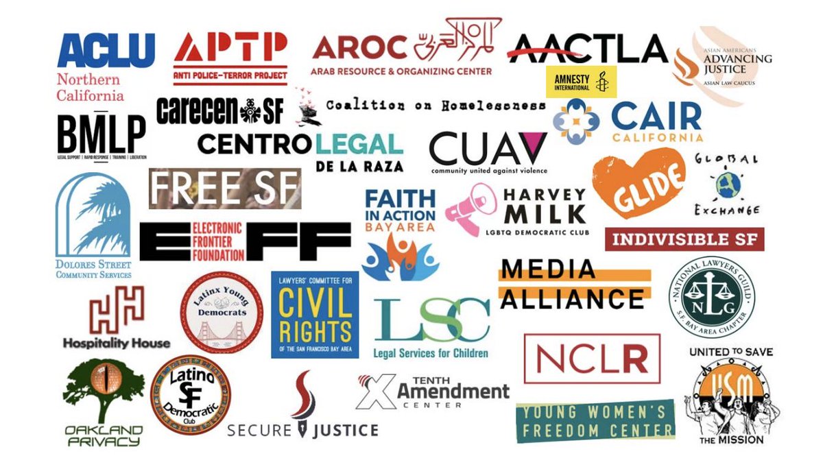 ACLU_NorCal's tweet photo. The ACLU is unequivocal in our opposition to @LondonBreed's plan to gut San Francisco's surveillance oversight law.

And we're not alone. 36 organizations, both local and national, have joined forces to stop it. https://t.co/bqdCETHQ5A