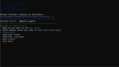 The official free Agile Beta is live now.🚀
Limited spots available.⚡️

- ME Sniper ✅
- Launchpad ✅
- Candy Machine V2✅
- Nova✅

dashboard.agilenft.io/waitlist

RT♻️
Follow 📲
Like❤️
to increase your chances as we will also be picking active followers.🤝