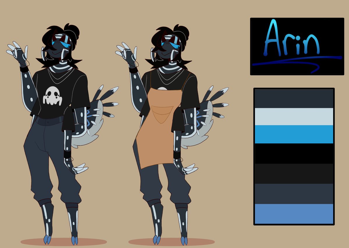 //Offical ref of my stoner spider lad Arin!