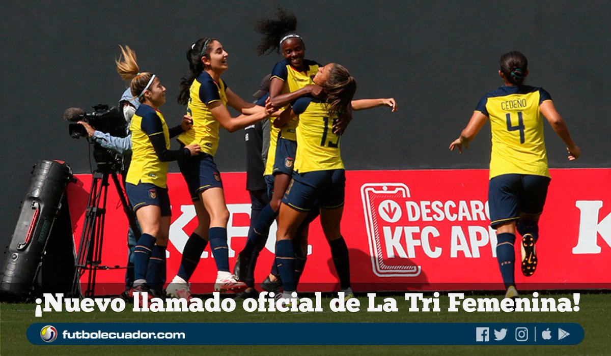 futbolecuador's tweet photo. 🛑 ENTÉRATE 🛑

➡️ #EmilyLima volvió a convocar a ⚽️🇪🇨 #LaTriFemenina (FOTO) 📸 https://t.co/V2rXJmofoA  ⬅️ https://t.co/Adn2yQKPjJ