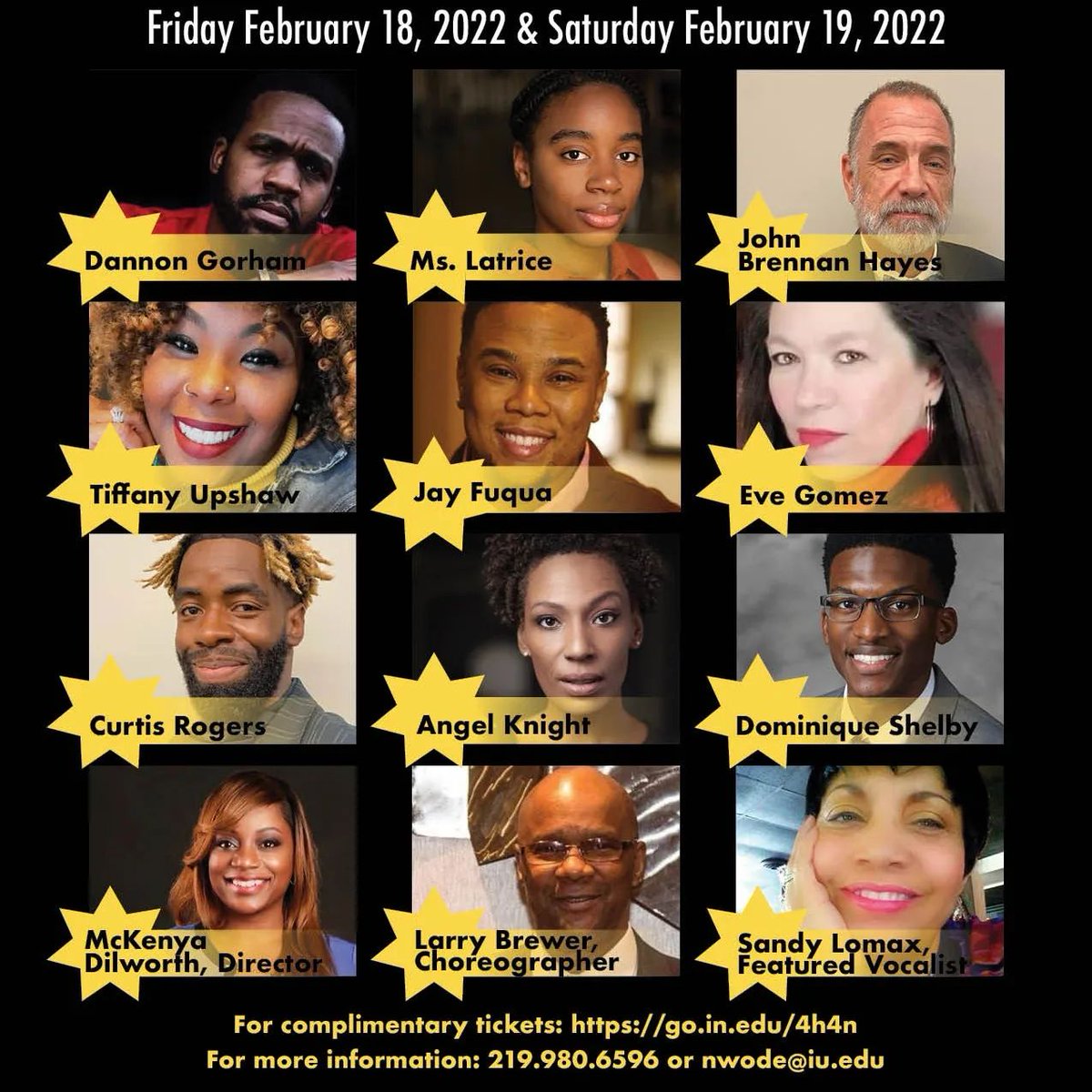 OnyxFestIndy's tweet photo. An Onyxfest production is going to a Gary stage! #priceofprogress
🎷Friday, Feb. 18th @ 7pm & Saturday, Feb. 19th @ 4pm
💃🏽Indiana University Northwest Theatre Main Stage
🎷https://t.co/NWnyKAMVrl https://t.co/HjimvrGl4p
